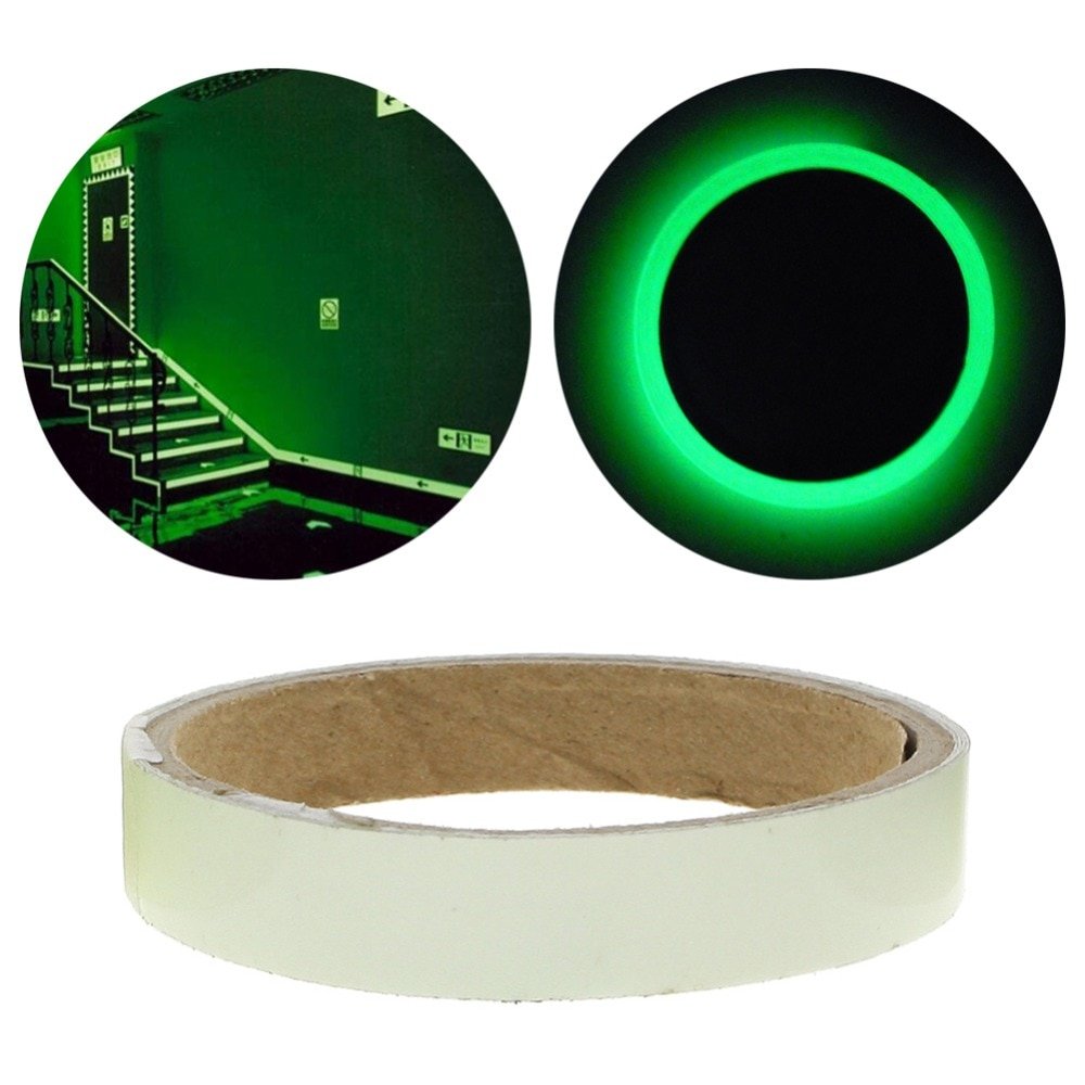 Självlysande Tejp / Glow in the Dark - 2 cm x 3 meter