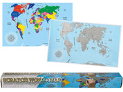 Skrapkarta Världskarta / Scratch Map - 88x52cm