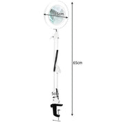 Skrivbordslampa Förstoringsglas med Klämma - LED Bordslampa