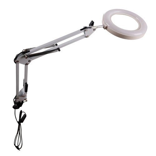 Skrivbordslampa Förstoringsglas med Klämma - LED Bordslampa