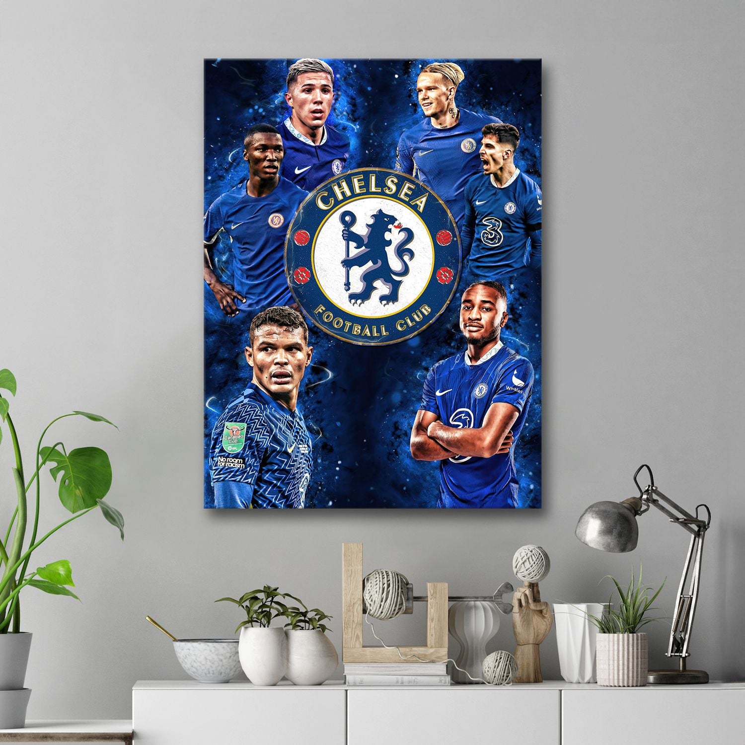 Skylt / Tavla - Chelsea - 59x42 cm - A2 - Väggdekoration