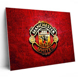 Skylt / Tavla - Manchester United - 59x42 cm - A2 - Väggdekoration