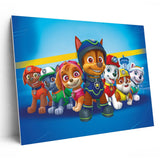 Skylt / Tavla - Paw Patrol - 59x42 cm - A2 - Väggdekoration
