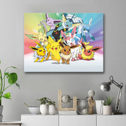 Skylt / Tavla - Pokemon - 59x42 cm - A2 - Väggdekoration