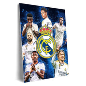 Skylt / Tavla - Real Madrid - 59x42 cm - A2 - Väggdekoration