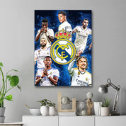 Skylt / Tavla - Real Madrid - 59x42 cm - A2 - Väggdekoration