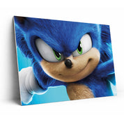 Skylt / Tavla - Sonic - 59x42 cm - A2 - Väggdekoration
