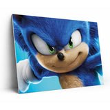 Skylt / Tavla - Sonic - 59x42 cm - A2 - Väggdekoration