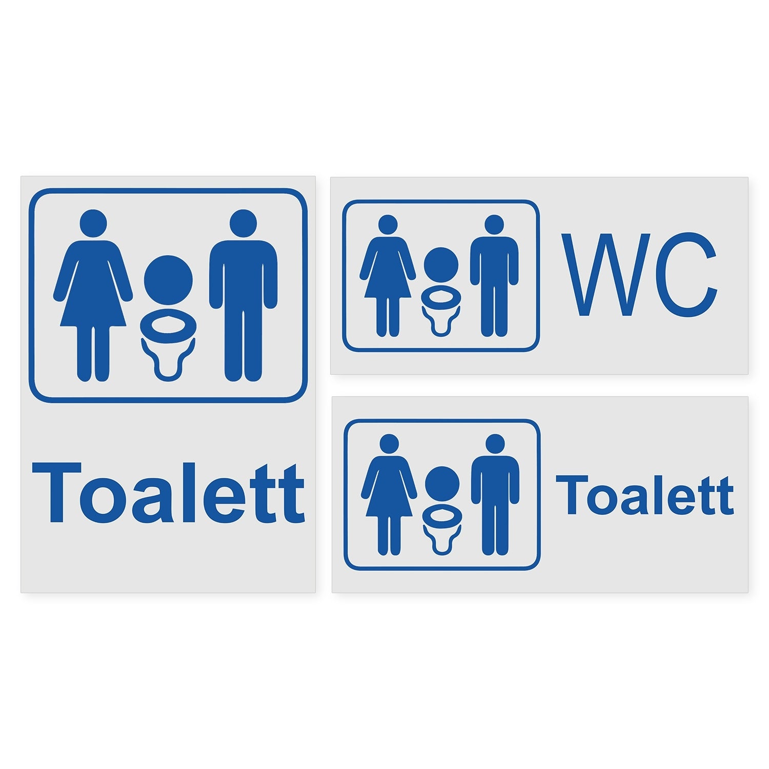 Skyltar Toalett & WC - Välj Variant!