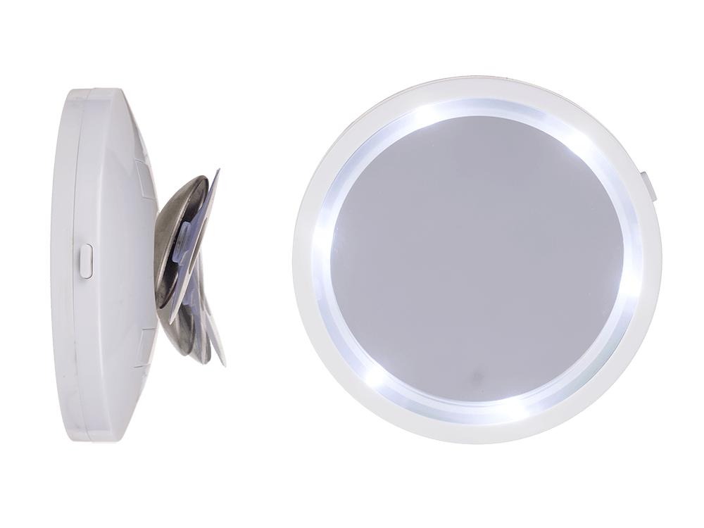 Sminkspegel med LED & Sugkopp - Justerbar & Vikbar