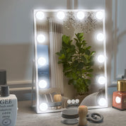 Sminkspegel med Lampor - Hollywood Spegel - 41x30cm