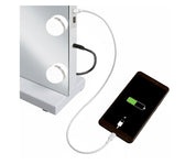 Sminkspegel med Lampor - Hollywood Spegel - 58x46cm