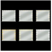 Sminkspegel med Lampor - Hollywood Spegel - 58x46cm