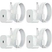 Snabbladdare för iPhone 5 - 14 Pro Max - 20W USB-C / Lightning - Välj Variant