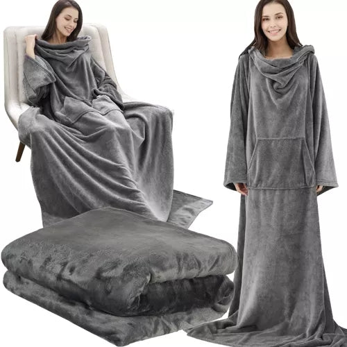 Snug Rug - Oversized Hoodie med Luva - Filt