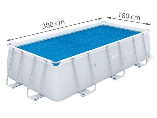 Soltäcke för Pool / Poolskydd - 380x180cm