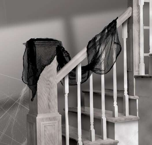 Spindelnät / Hängande Halloween Dekoration - 198 x 76 cm