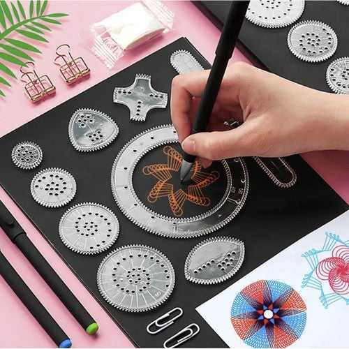 Spirograph Set med Pennor - 26-delar