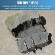 Spräckkilar för Stenspräckning i Metall – 5-Pack