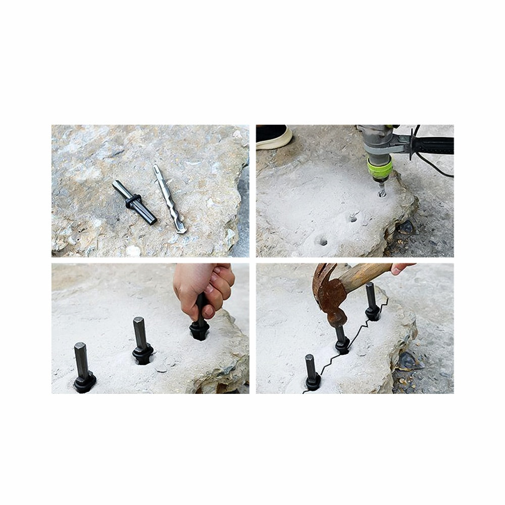 Spräckkilar för Stenspräckning i Metall – 5-Pack