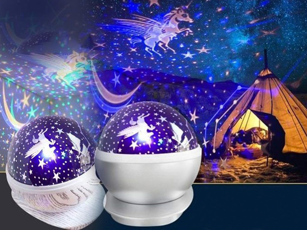 Stjärnprojektor / Nattlampa - Din egna galaxlampa