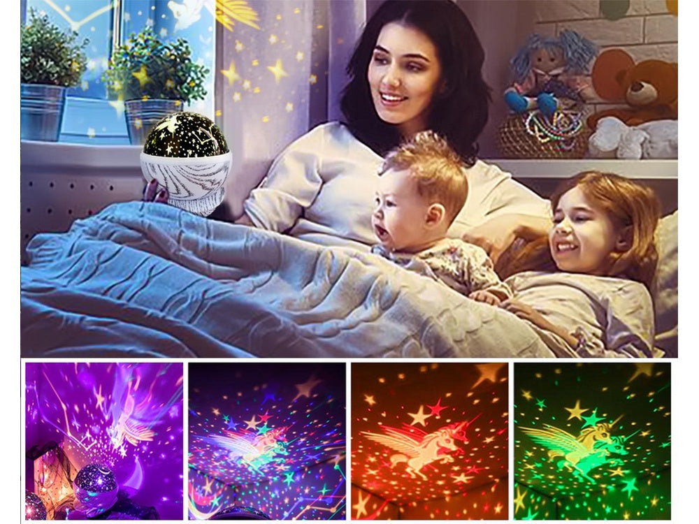 Stjärnprojektor / Nattlampa - Din egna galaxlampa