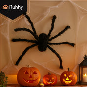 Stor Spindel för Halloween - 50 cm med Böjbara Ben