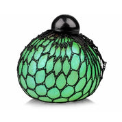 Stressboll Lysande / Klämboll i Nät - Glitter