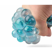 Stressboll Lysande / Klämboll i Nät - Glitter