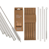 Sugrör i Glas - 4-Pack