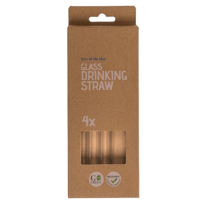 Sugrör i Glas - 4-Pack