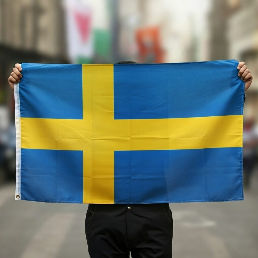 Sverige Flagga - 150 x 90 cm