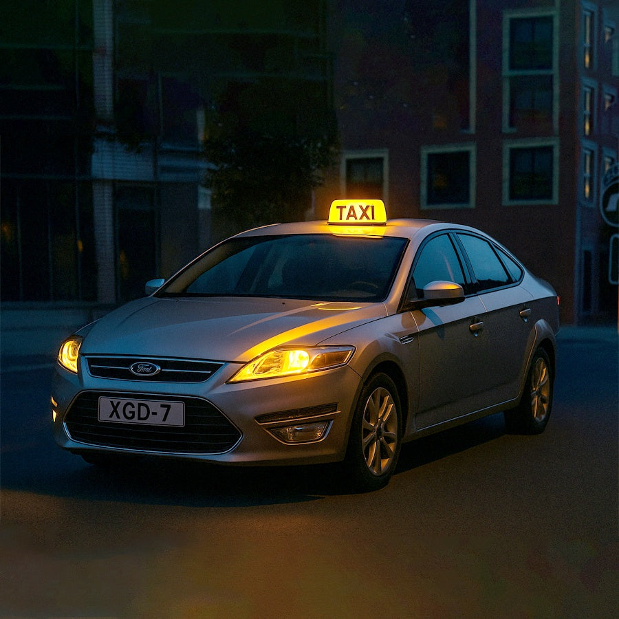 Taxiskylt / Taxi Lampa (29cm)