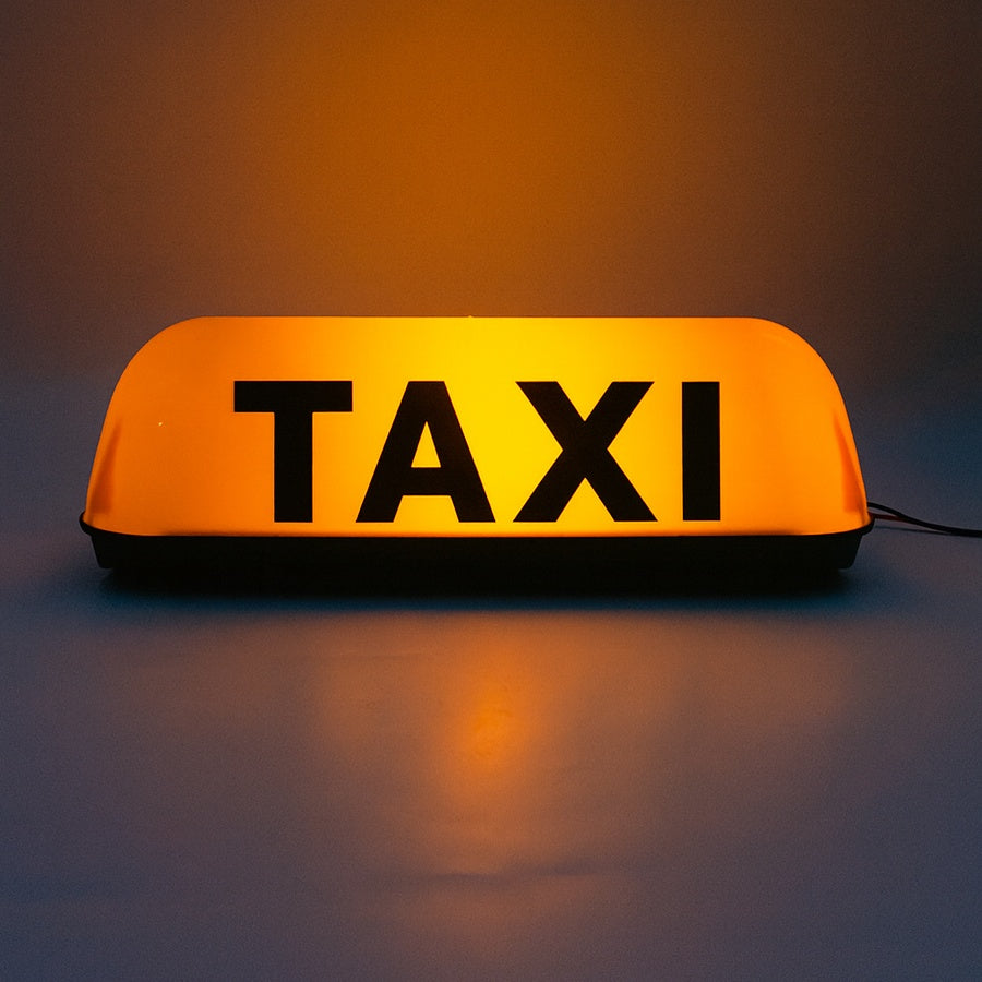 Taxiskylt / Taxi Lampa (29cm)