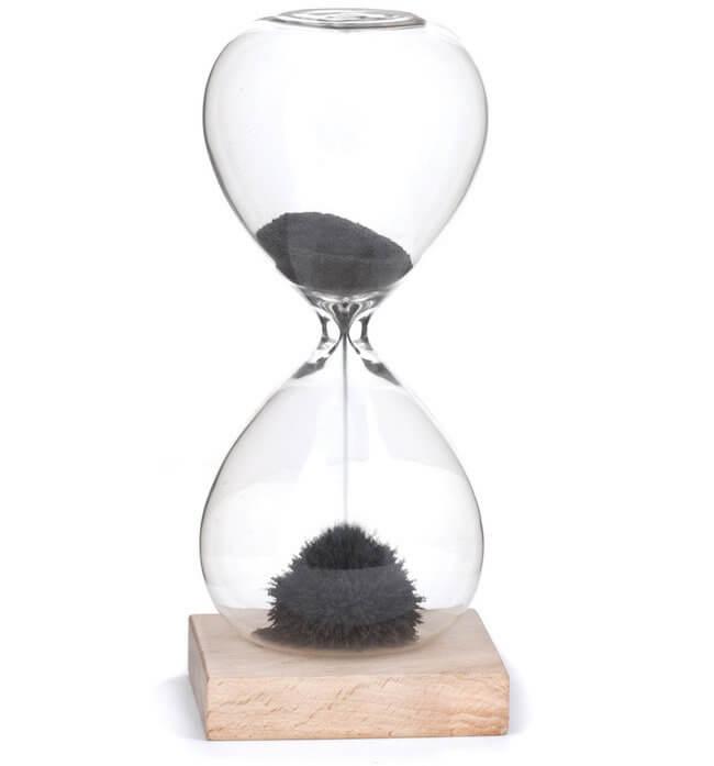 Timglas med Magnetisk Sand - 16 cm