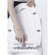 WC-istuin - Hidas sulkeminen
