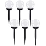 LED trädgårdslampor med solcell – 6-Pack