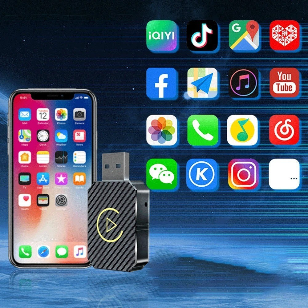 Trådlös CarPlay Adapter 2024