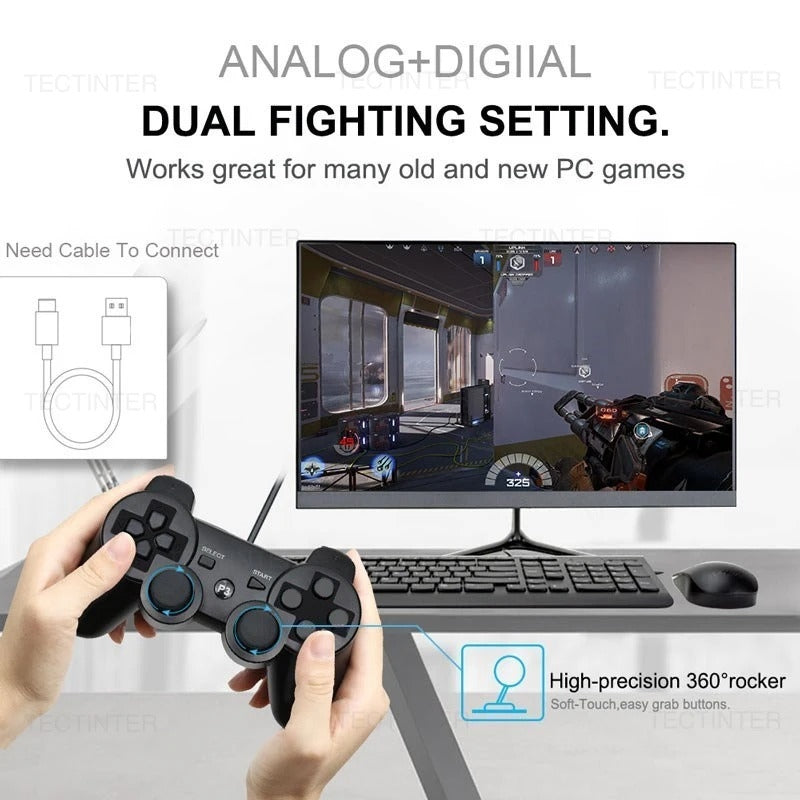 Trådlös Handkontroll för PS3 Kompatibel