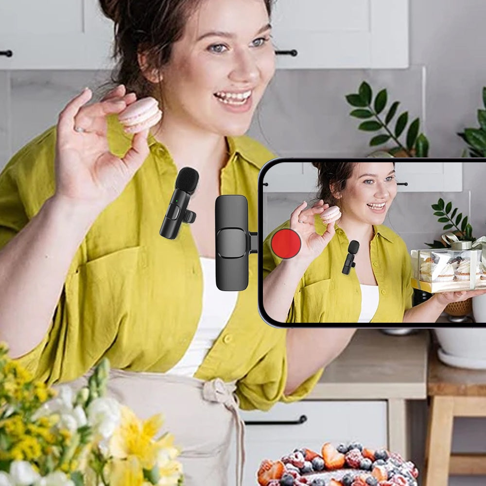 Trådlös Lavalier-mikrofon för Mobil - USB-C
