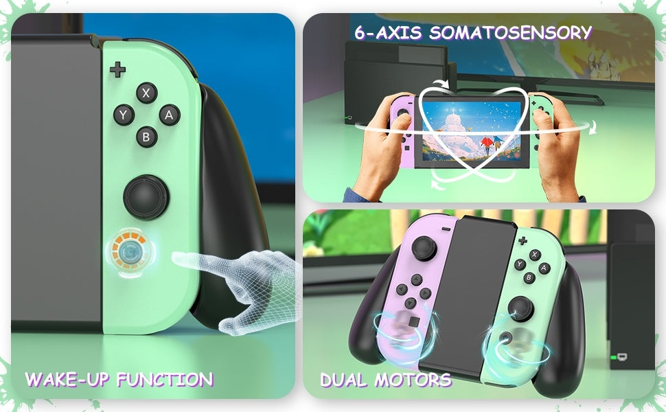 Trådlös kontroll kompatibel med Nintendo Switch