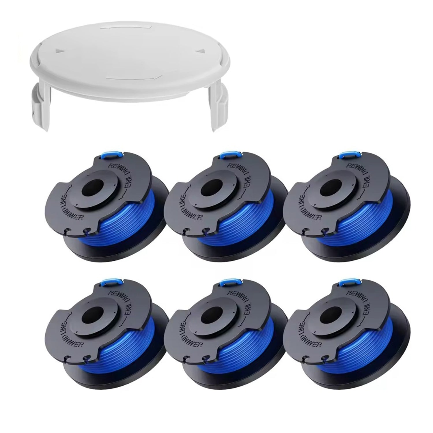 6-Pack - Trimmerspole AC14RL3A för Ryobi