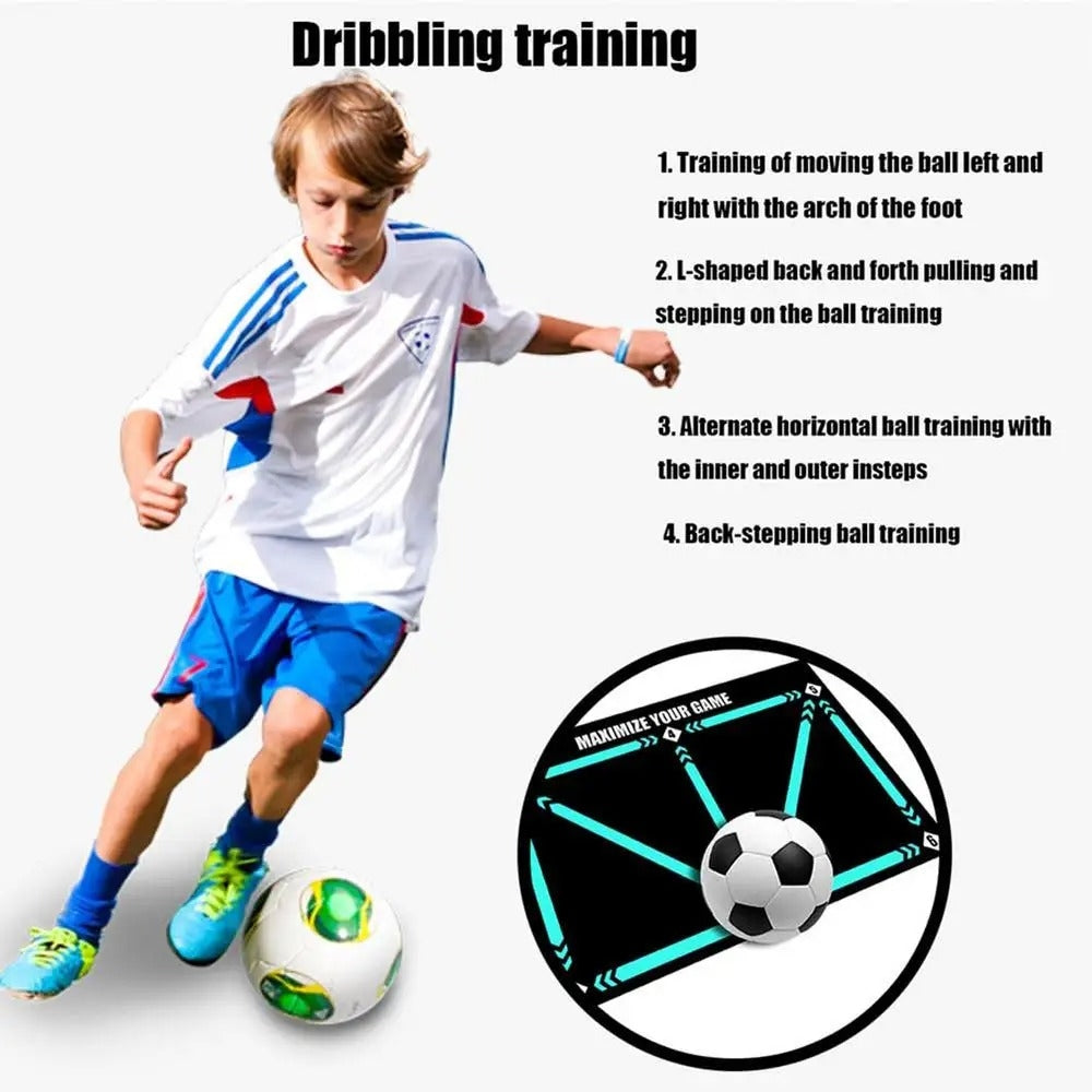Träningsmatta för Fotboll – Dribbling och Teknik 60×90 cm