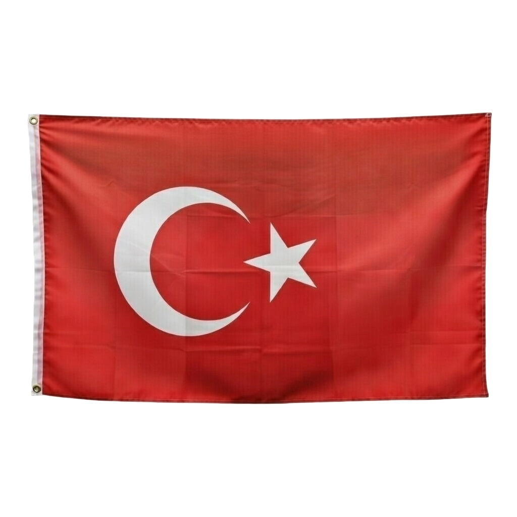Turkiet Flagga - 150 x 90 cm