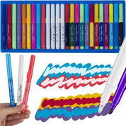 Tuschpennor för Barn med Färgskiftande Effekt – 25-Pack