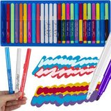 Tuschpennor för Barn med Färgskiftande Effekt – 25-Pack