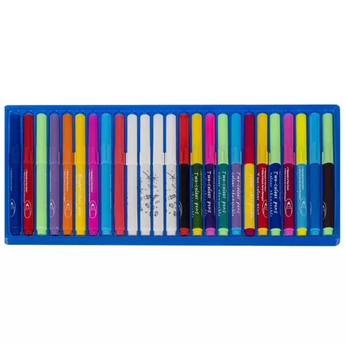 Tuschpennor för Barn med Färgskiftande Effekt – 25-Pack