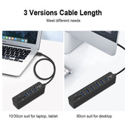 USB 2.0-Hubb med Kortläsare - 6-Portar - Flera färger