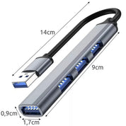 USB 3.0-Hubb - 4-Portar