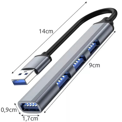 USB 3.0-Hubb - 4-Portar